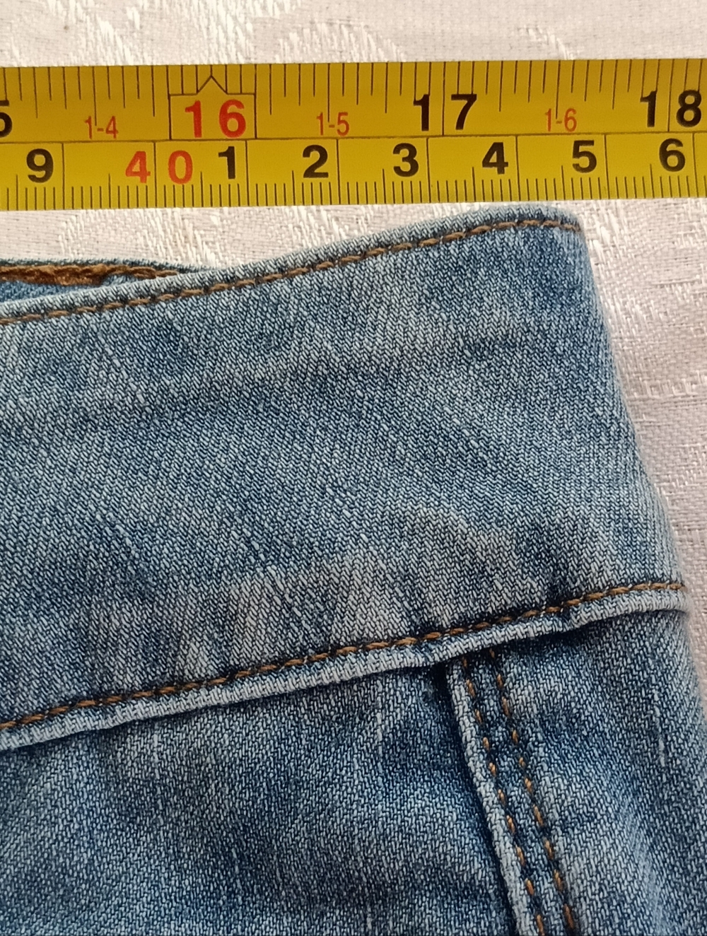 NWT Soft Surrounding High-Rise Wide Leg Jeans in Light Blue Size 14 - Picture 14 of 17